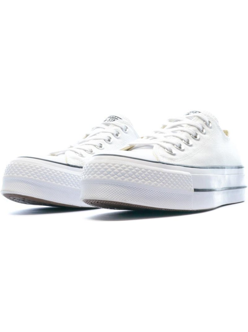 Baskets compensées femme Converse Blanc - Kiabi