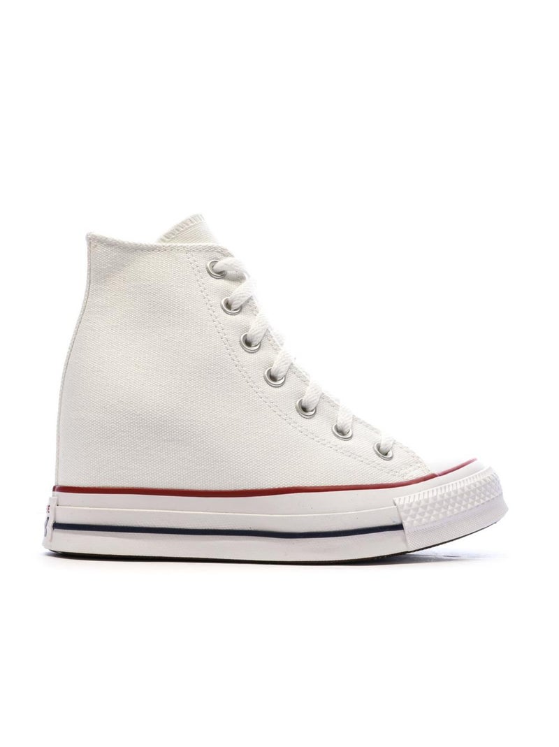 Baskets Compensées  Femme Converse Chuck Taylor All Star Wedge Blanc - Kiabi