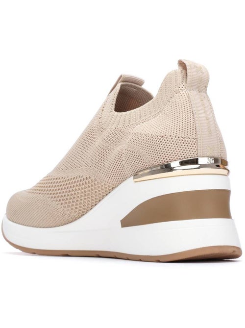 Baskets compensées femme élastiques - Kiabi
