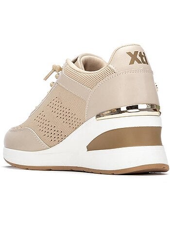 Baskets compensées pour femme