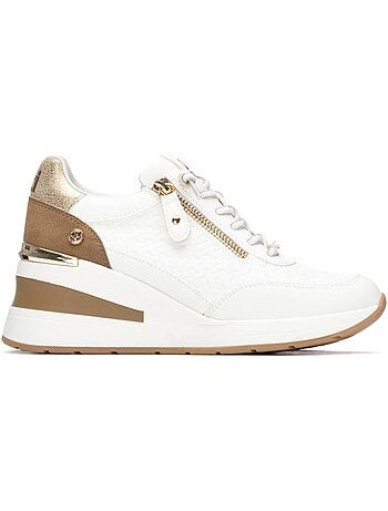 Baskets compensées pour femme