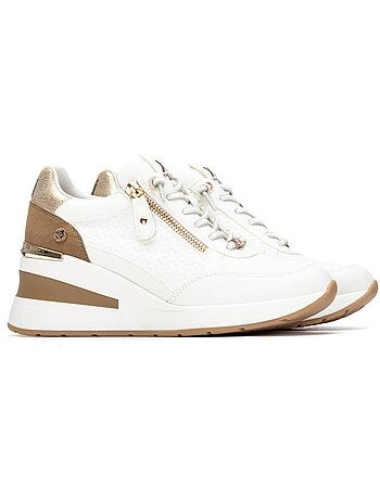 Baskets compensées pour femme