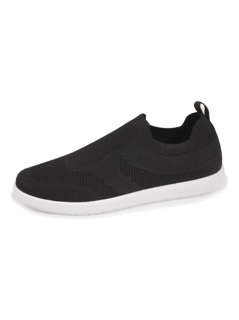 Baskets confort homme slip-on noir Isotoner Noir - Kiabi