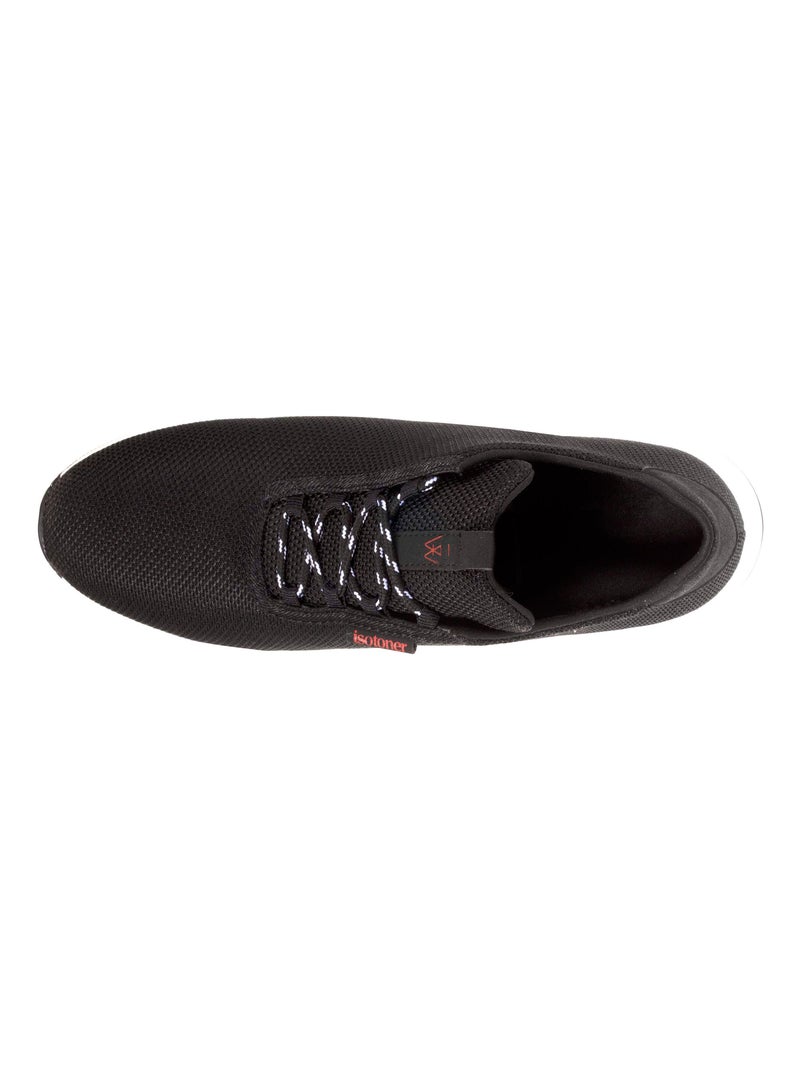 Baskets Confort maille  Isotoner Noir - Kiabi