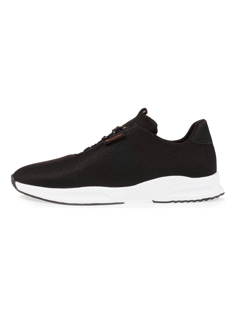 Baskets Confort maille  Isotoner Noir - Kiabi