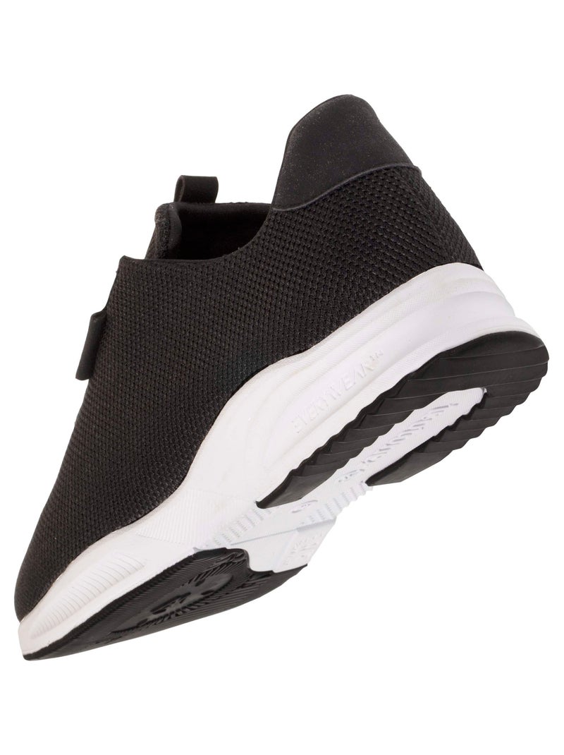 Baskets Confort maille  Isotoner Noir - Kiabi