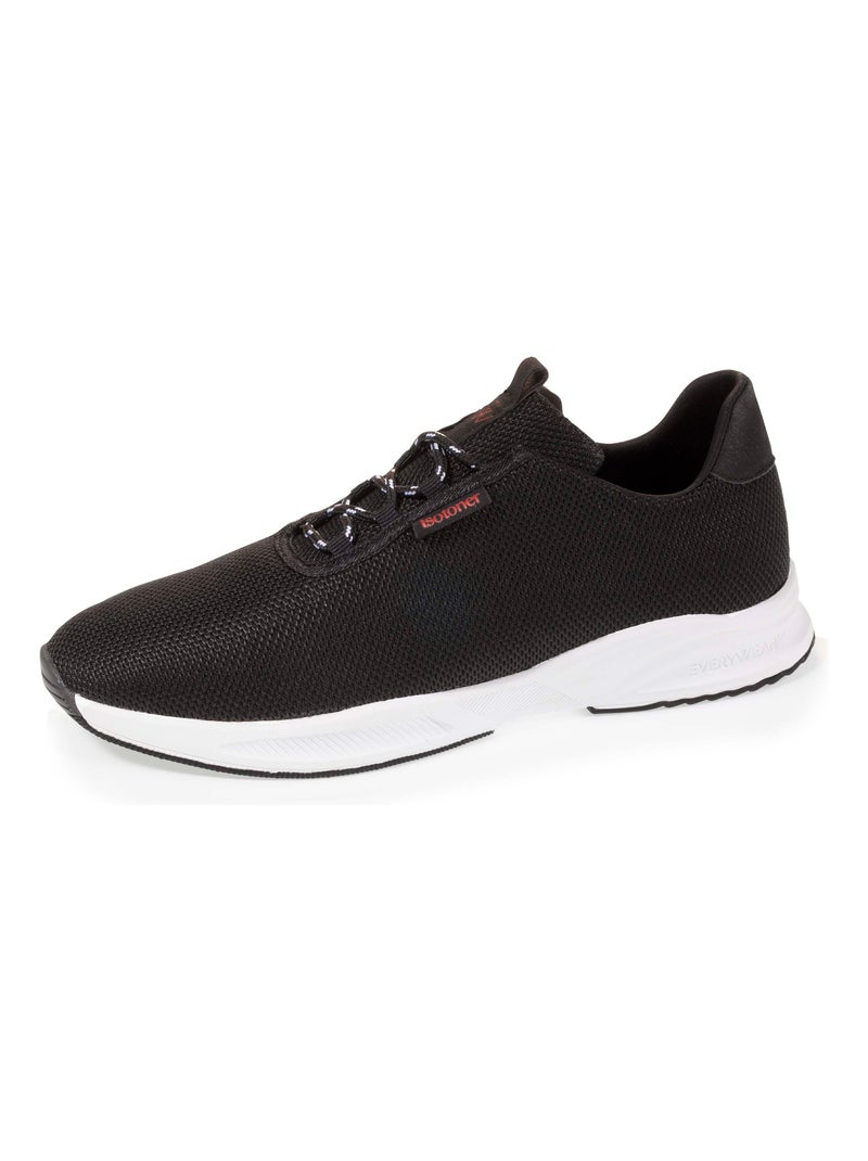 Baskets confort maille Noir - Kiabi