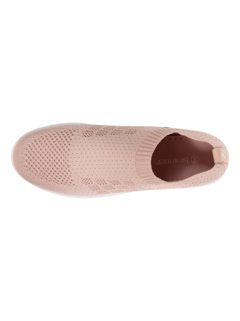 Baskets confort maille Rose - Kiabi
