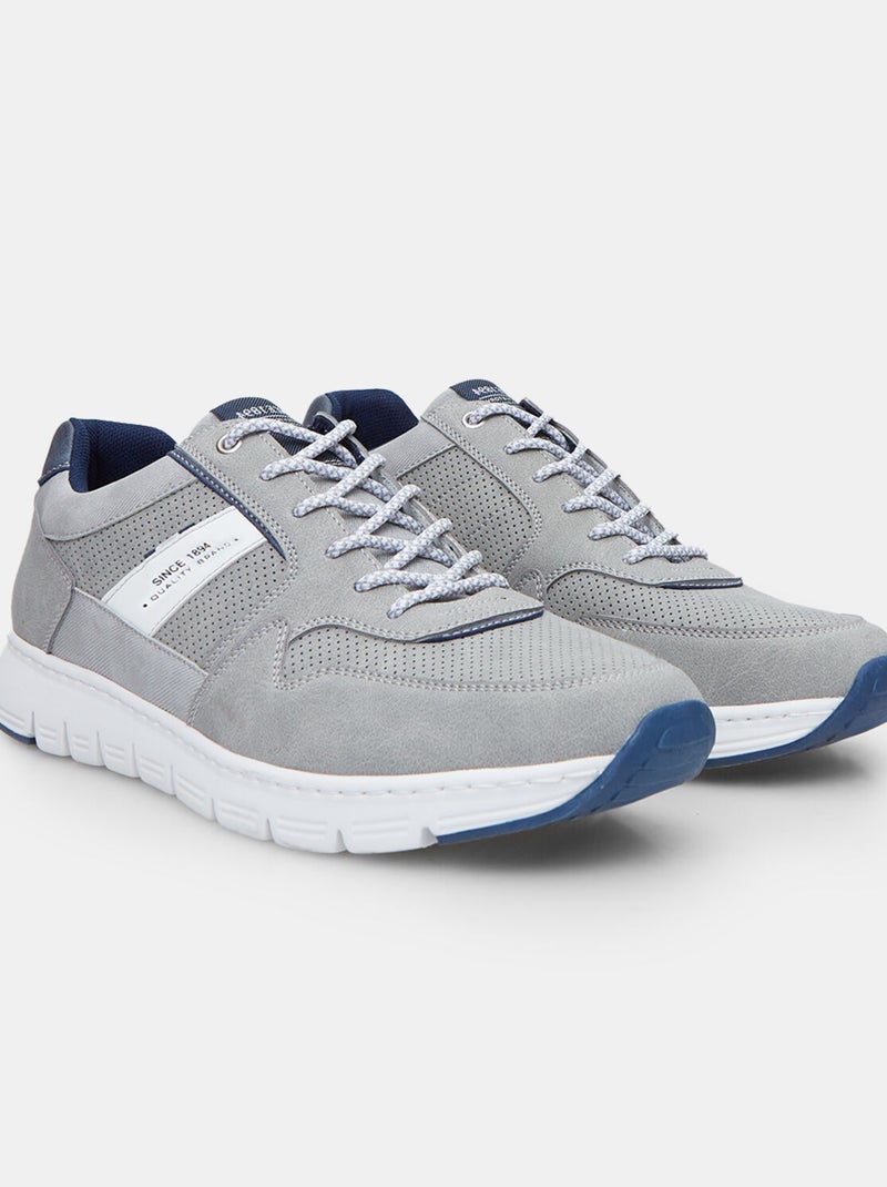 Baskets Confortable BATA Gris - Kiabi