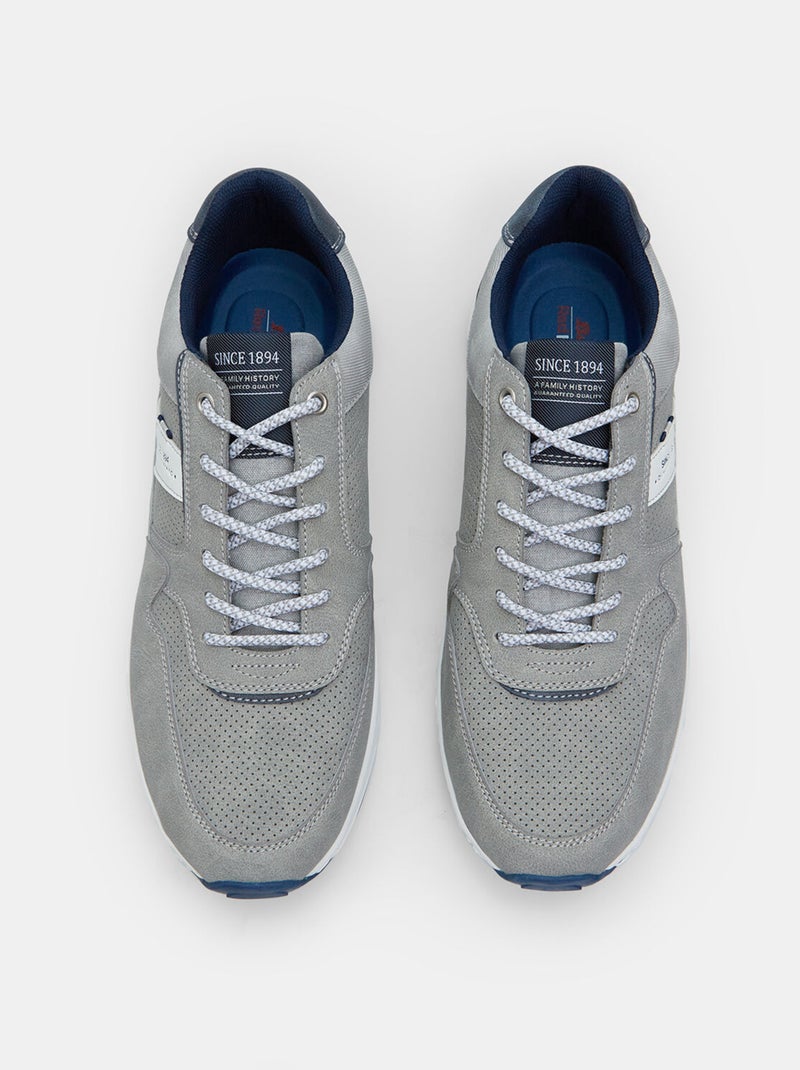 Baskets Confortable BATA Gris - Kiabi