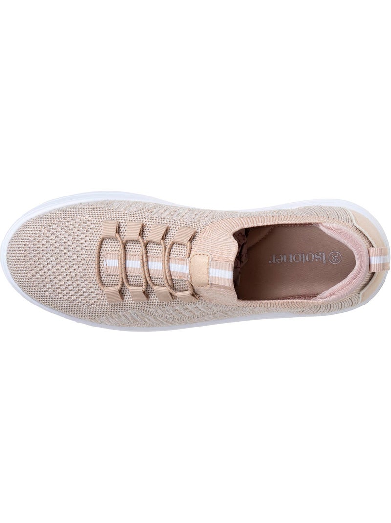 Baskets confortable, résistante, semelle à mémoire forme et facile à enfiler Beige - Kiabi