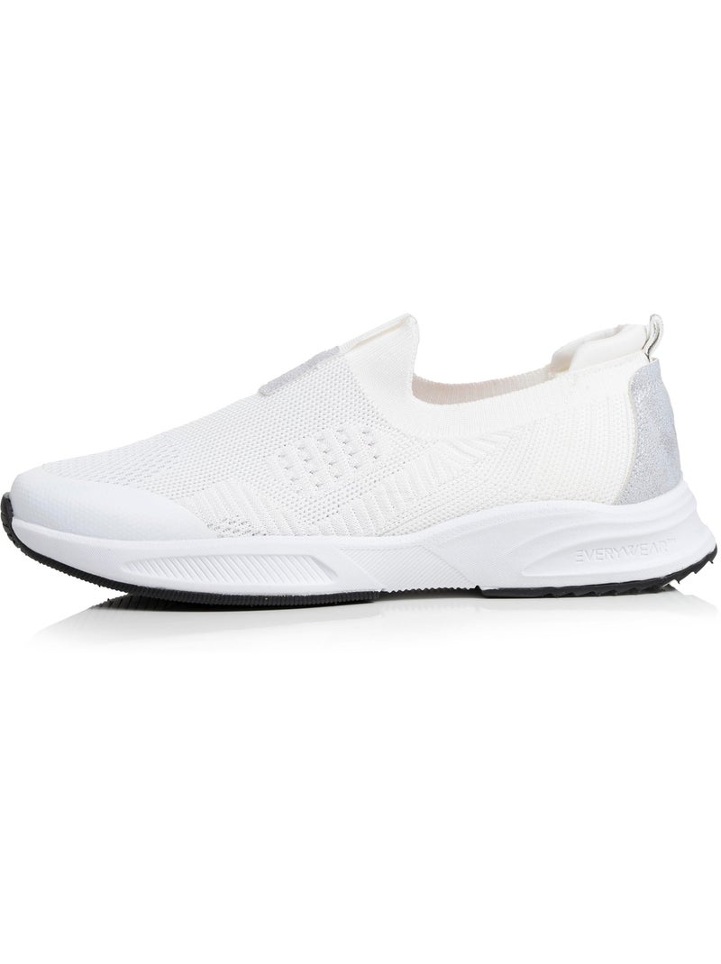 Baskets confortable, résistante, semelle à mémoire forme et facile à enfiler Blanc - Kiabi