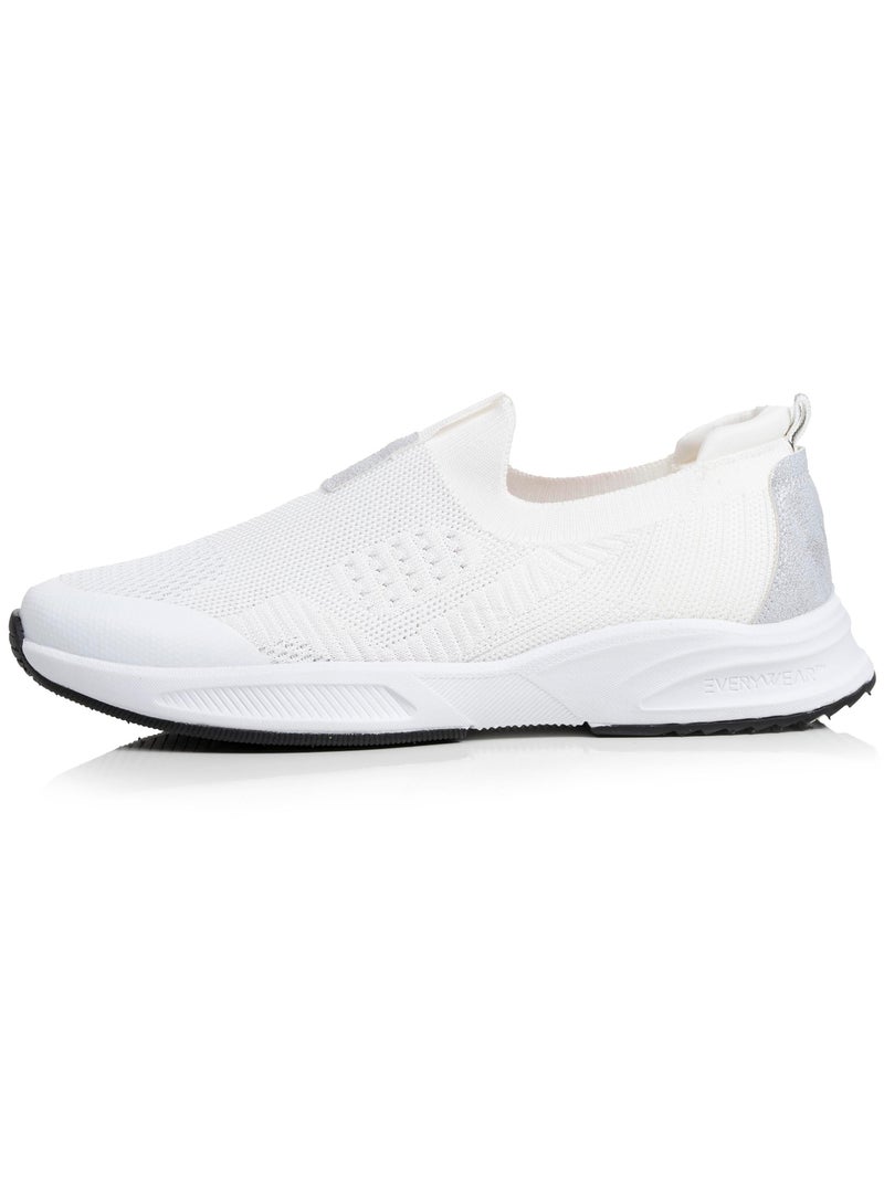 Baskets confortable, résistante, semelle à mémoire forme et facile à enfiler  Isotoner Blanc - Kiabi