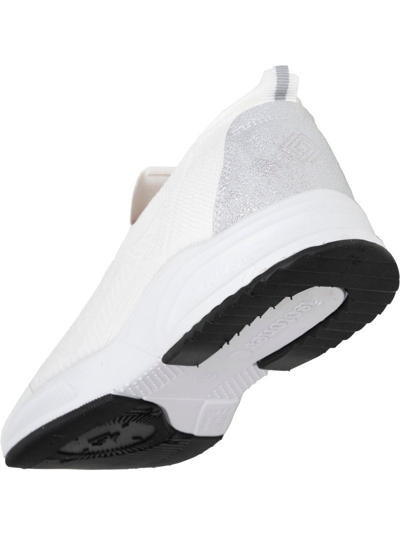Baskets confortable, résistante, semelle à mémoire forme et facile à enfiler  isotoner Blanc - Kiabi