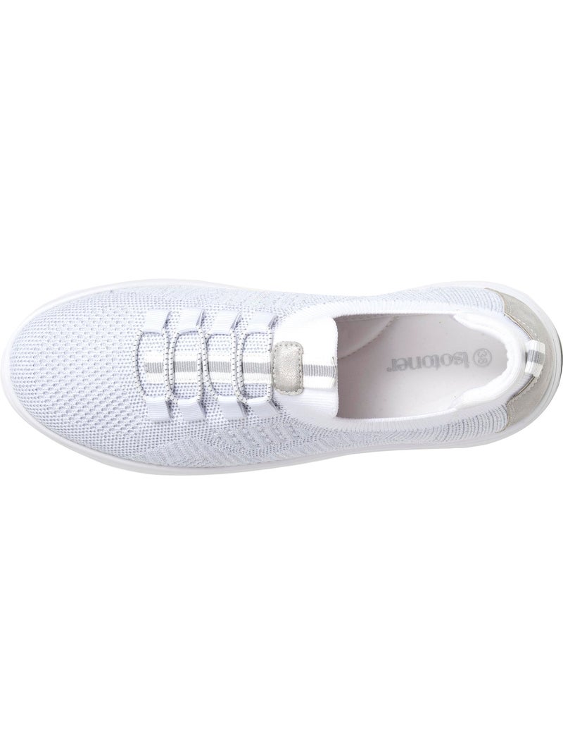 Baskets confortable, résistante, semelle à mémoire forme et facile à enfiler  Isotoner Blanc - Kiabi