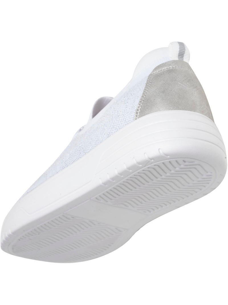 Baskets confortable, résistante, semelle à mémoire forme et facile à enfiler  Isotoner Blanc - Kiabi