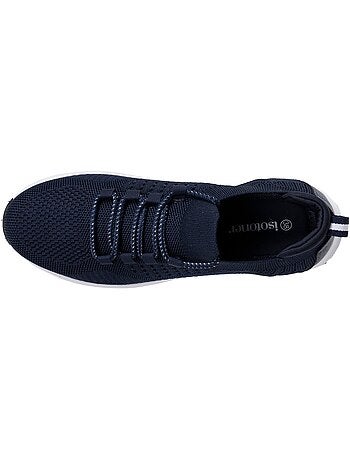 Baskets slip on, souple et léger, avec lacets Isotoner