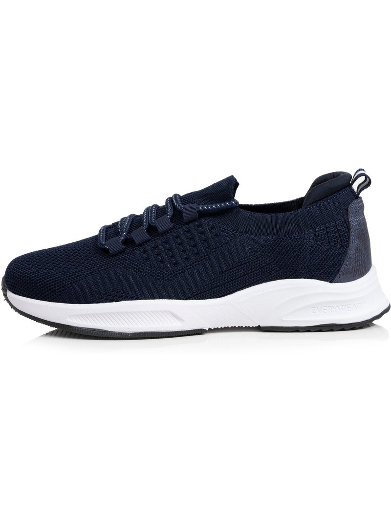 Baskets confortable, résistante, semelle à mémoire forme et facile à enfiler  Isotoner Bleu foncé - Kiabi
