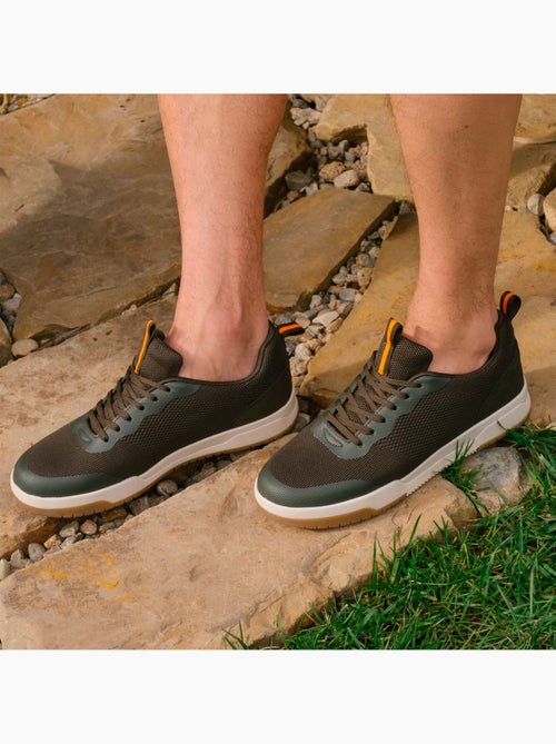 Baskets confortable, résistante, semelle à mémoire forme et facile à enfiler  Isotoner - Kiabi