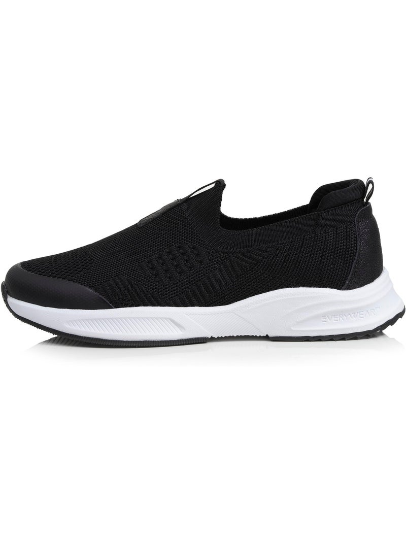 Baskets confortable, résistante, semelle à mémoire forme et facile à enfiler Noir - Kiabi