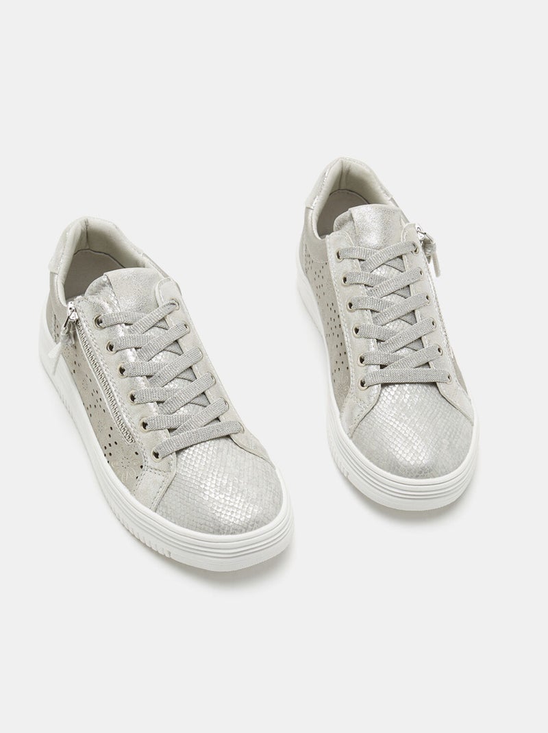 Baskets confortables BATA Gris - Kiabi