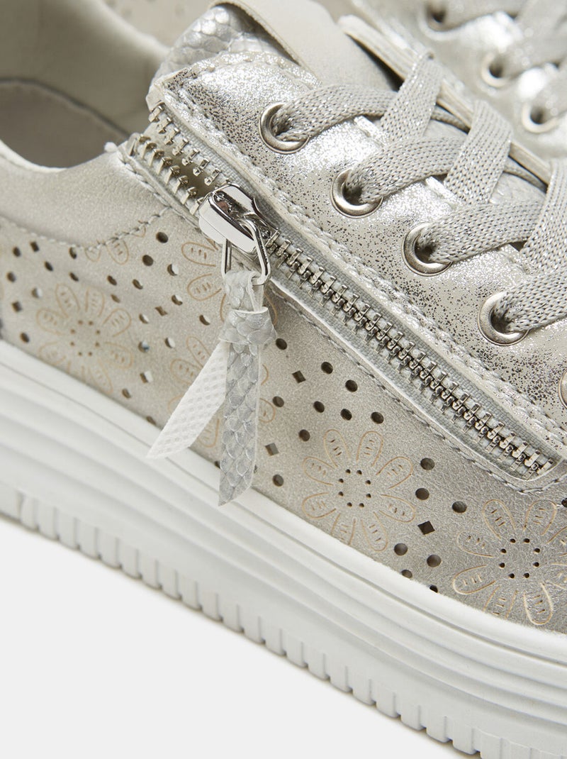 Baskets confortables BATA Gris - Kiabi