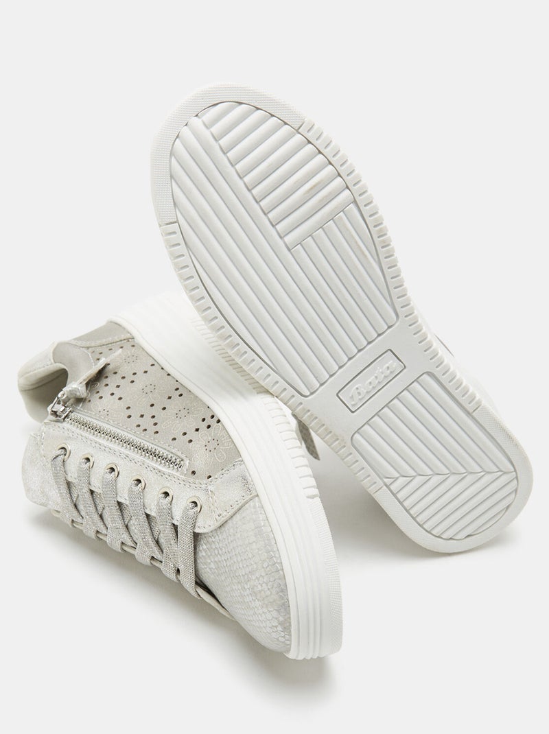Baskets confortables BATA Gris - Kiabi