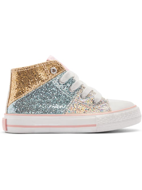 Baskets conguitos altas glitter - Kiabi