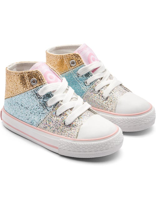 Baskets conguitos altas glitter - Kiabi