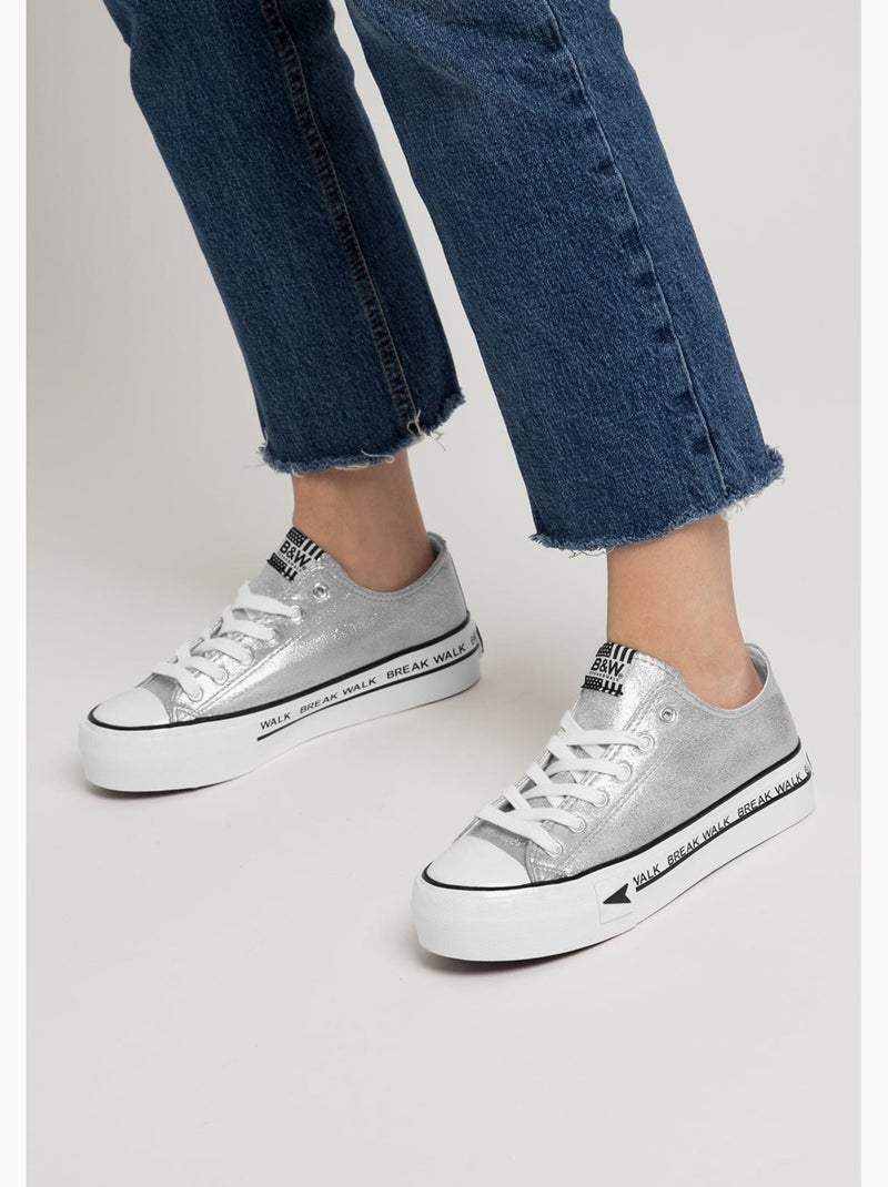 Baskets Conguitos Argent - Kiabi