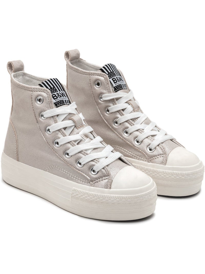 Baskets conguitos Argent - Kiabi