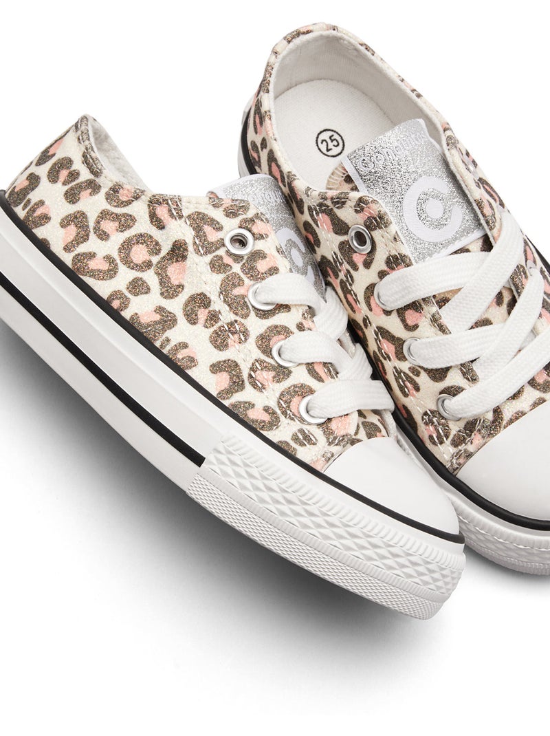 Baskets Conguitos Bajas Leopardo Multicolore - Kiabi