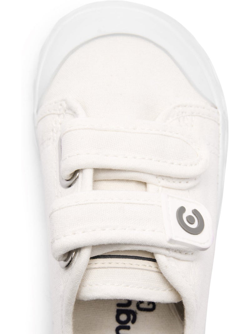 Baskets Conguitos Barefoot Goflex Canvas Blanc - Kiabi