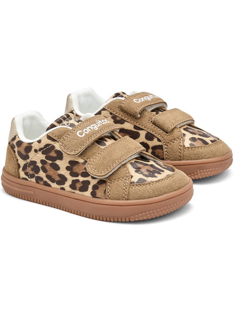 Baskets conguitos barefoot goflex leopardo Noir Marron Noir - Kiabi
