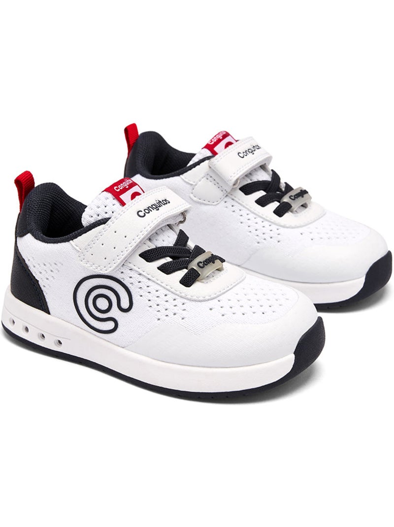 Baskets conguitos barefoot goflex logo Blanc - Kiabi