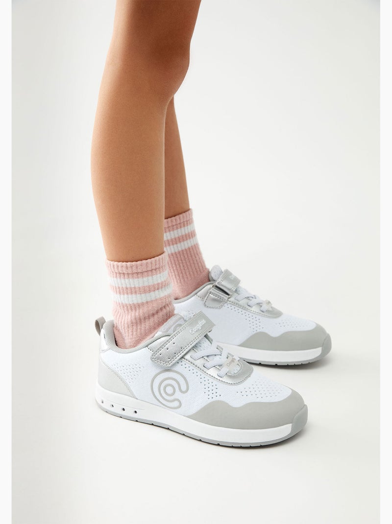 Baskets conguitos barefoot goflex luces Argent - Kiabi
