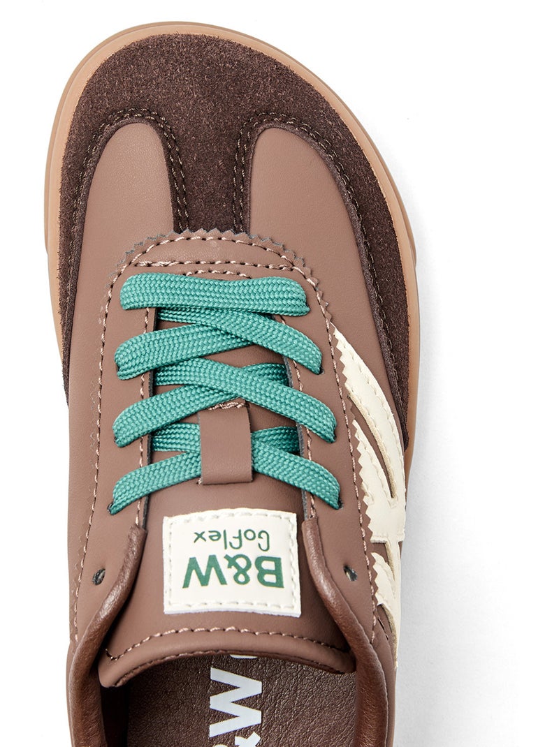 Baskets conguitos barefoot goflex Marron - Kiabi