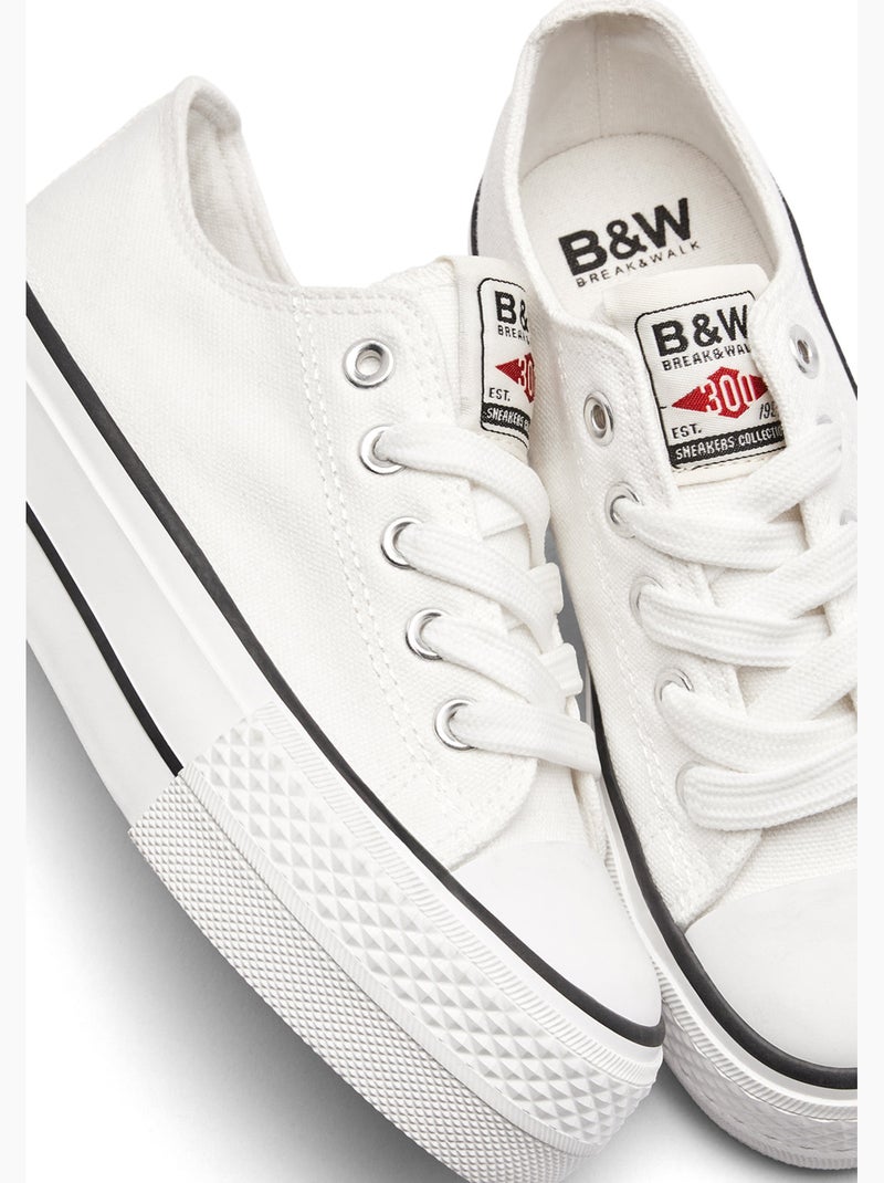 Baskets conguitos basic Blanc - Kiabi