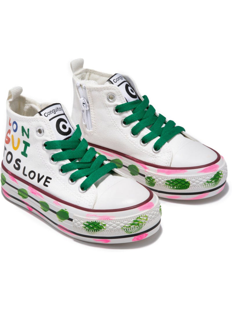 Baskets conguitos Blanc - Kiabi