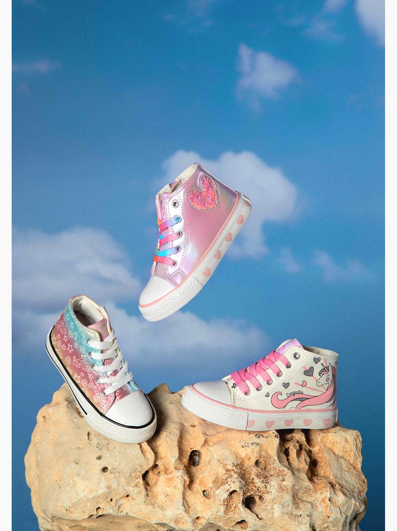 Baskets conguitos Blanc - Kiabi
