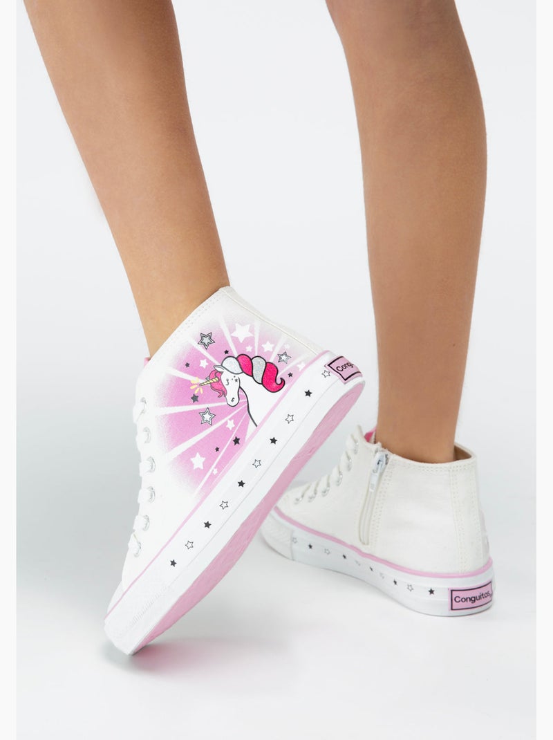 Baskets conguitos Blanc - Kiabi