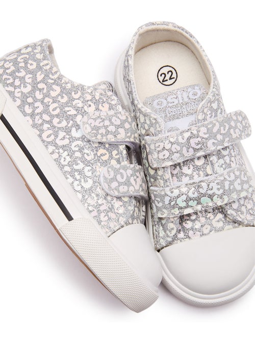 Baskets conguitos canvas glitter - Kiabi