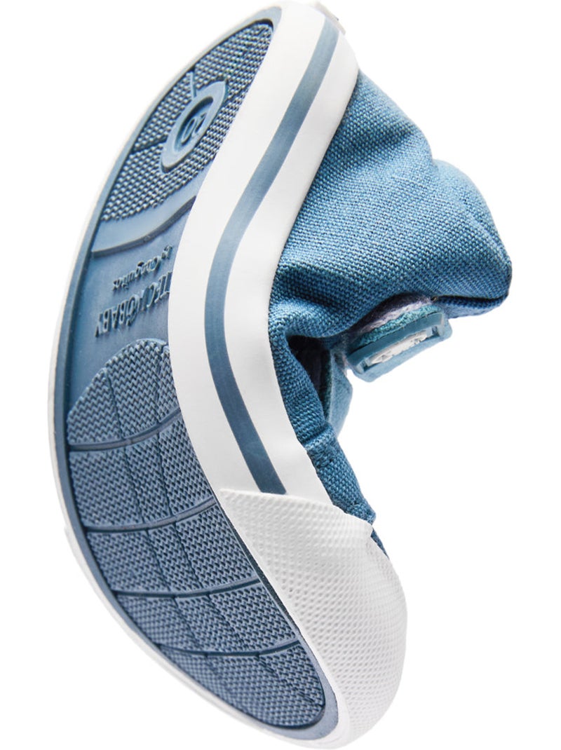 Baskets conguitos canvas respetuosa Bleu roi - Kiabi