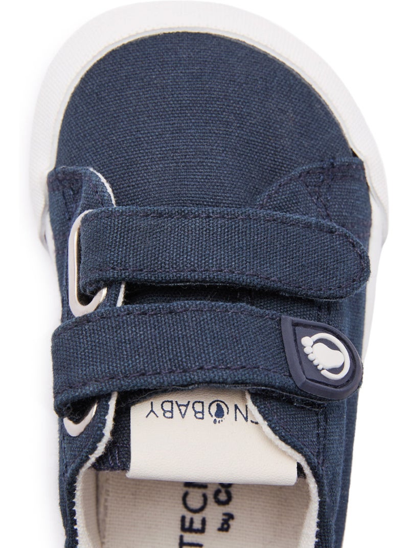 Baskets conguitos canvas respetuosas Bleu marine - Kiabi