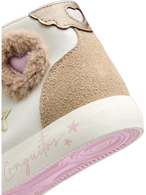 Baskets conguitos corazones pelo - Kiabi