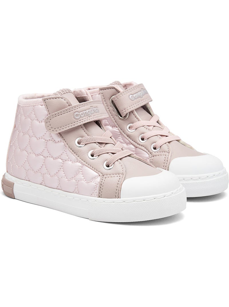Baskets conguitos corazones Rose - Kiabi