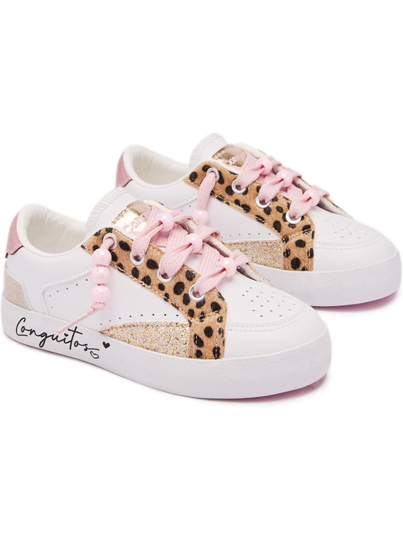 Baskets conguitos estampado animal Noir Marron Noir - Kiabi