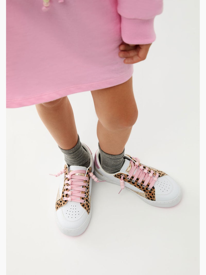 Baskets conguitos estampado animal Noir Marron Noir - Kiabi
