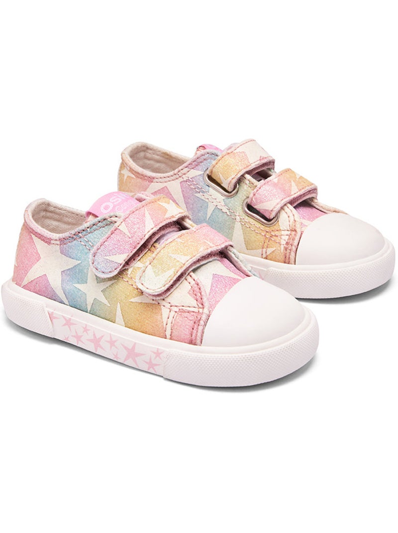 Baskets conguitos estampado estrellas bebés Multicolore - Kiabi