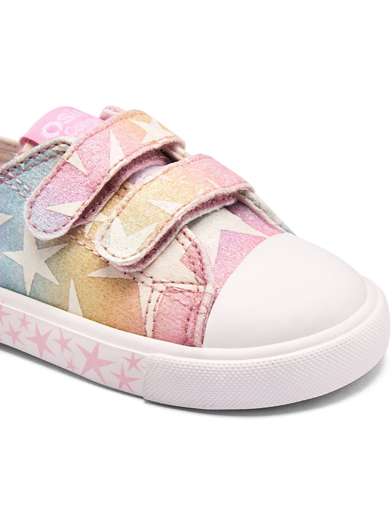 Baskets conguitos estampado estrellas bebés Multicolore - Kiabi